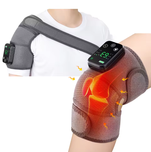 Heated Knee Massager - Adjustable Solution to Knee Pain